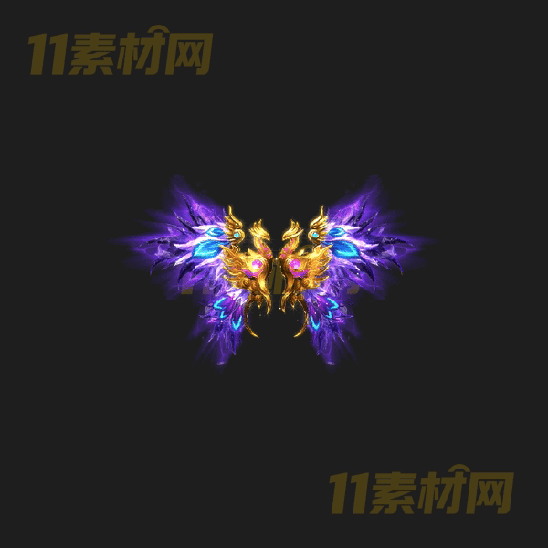 传奇翅膀素材 内观动态高清PNG序列帧—CB20260404-90