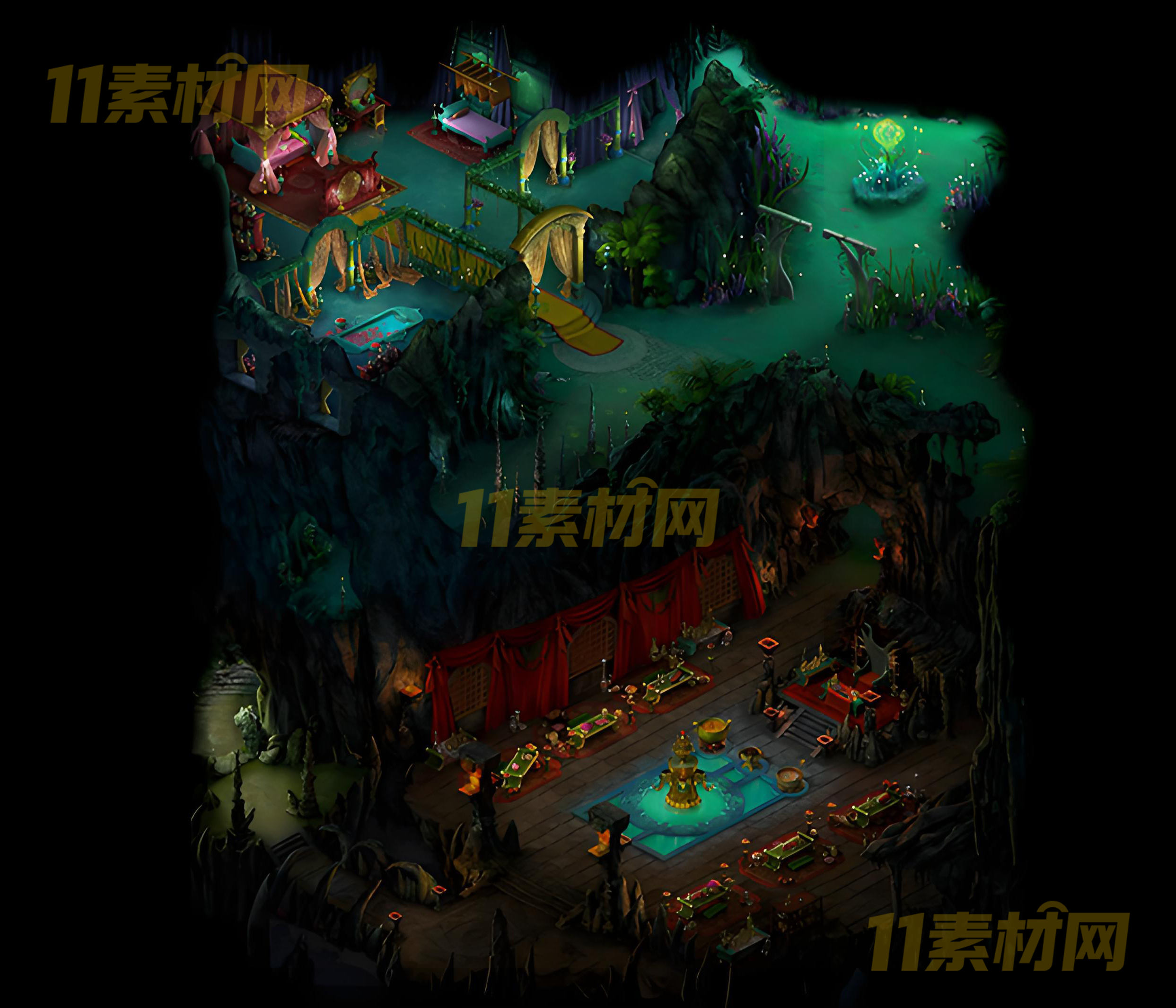 传奇真彩地图素材 别有洞天 超清地图—DT20260401-2