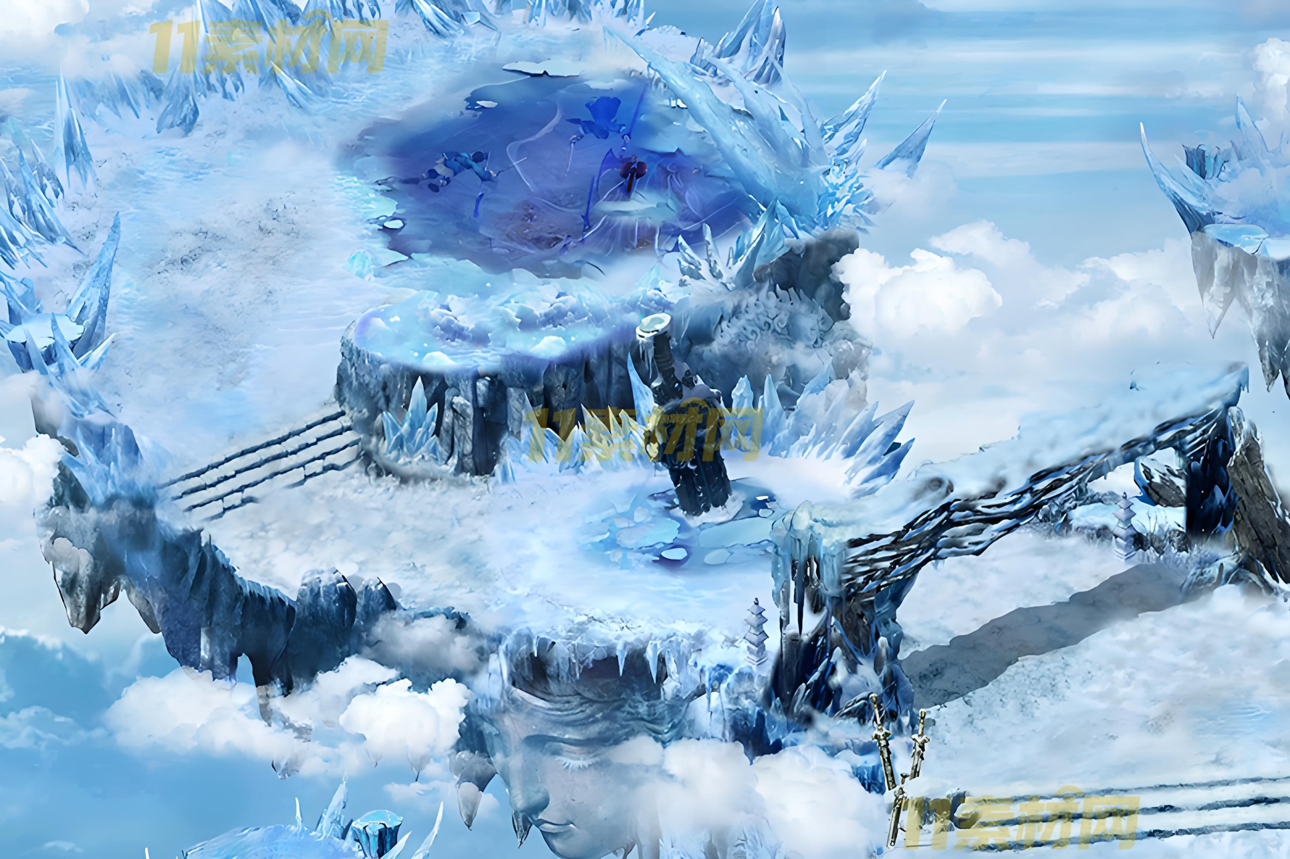 传奇真彩地图素材 冰龙洞 超清地图—DT20260401-5