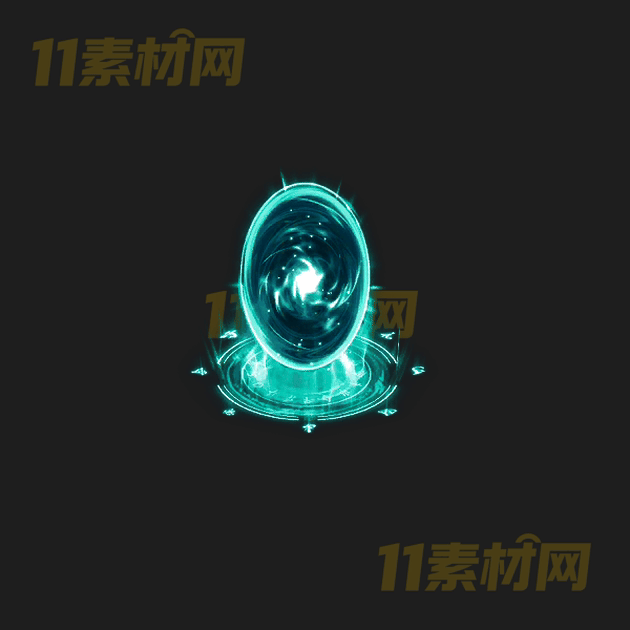 传奇NPC传送阵素材 动态PNG序列帧—NPC20260407-16