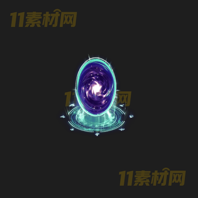 传奇NPC传送阵素材 动态PNG序列帧—NPC20260407-4