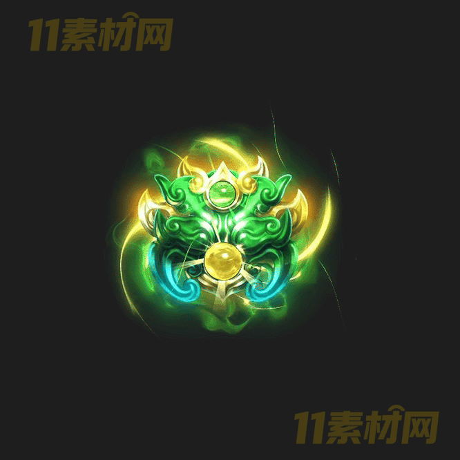 传奇UI玉佩素材 内观动态高清PNG序列帧—WP20260404-82