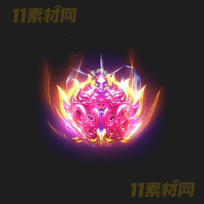 传奇UI玉佩素材 内观动态高清PNG序列帧—WP20260404-88