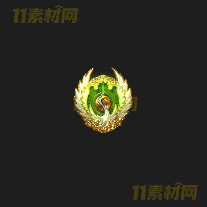 传奇UI玉佩素材 内观动态高清PNG序列帧—WP20260404-89