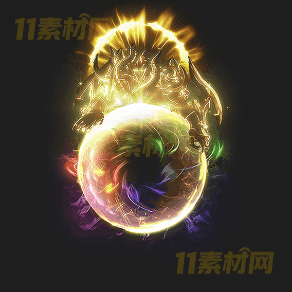 传奇护盾特效素材 内观动态高清PNG序列帧—HD20260406-126