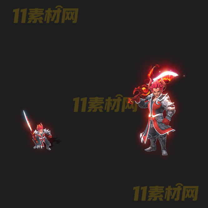 传奇卡通剑甲素材 内外观高清PNG序列帧—JN20260410-5