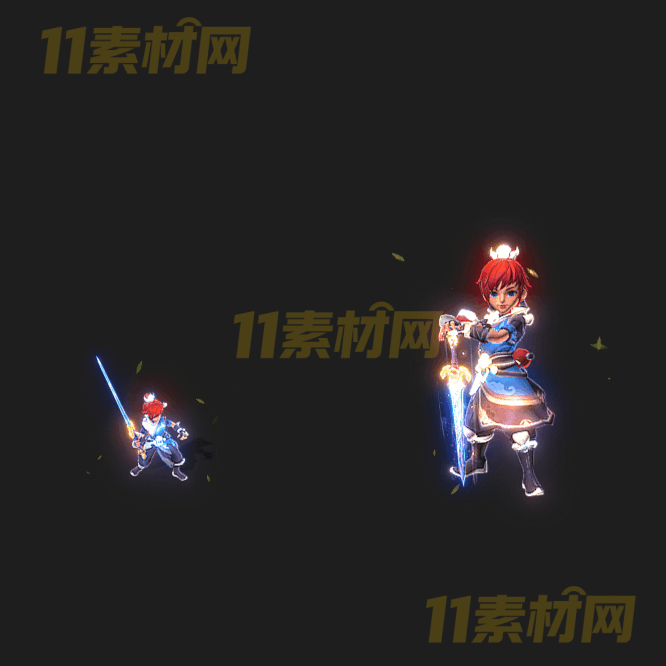 传奇卡通剑甲素材 内外观高清PNG序列帧—JN20260410-7