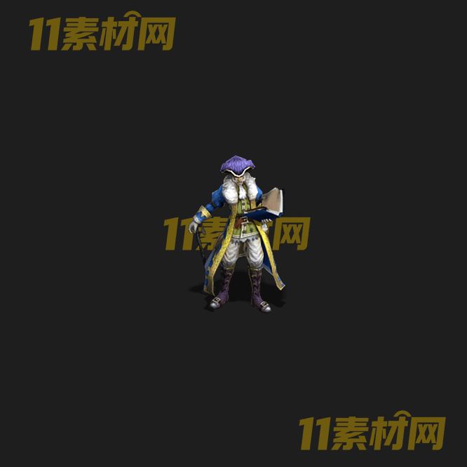传奇NPC人物素材 动态高清PNG序列帧—NPC20260428-1