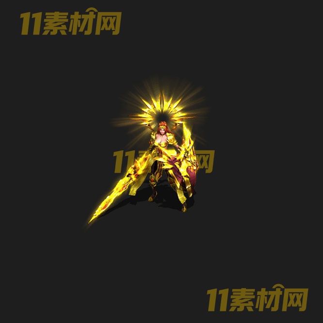 传奇NPC人物素材 动态高清PNG序列帧—NPC20260428-10