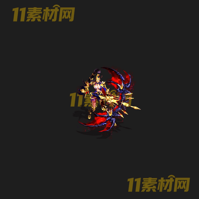 传奇NPC人物素材 动态高清PNG序列帧—NPC20260428-14