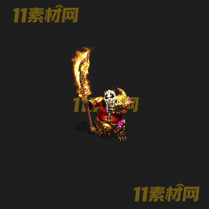 传奇NPC人物素材 动态高清PNG序列帧—NPC20260428-19