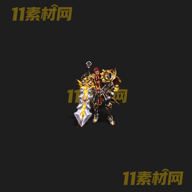 传奇NPC人物素材 动态高清PNG序列帧—NPC20260428-25