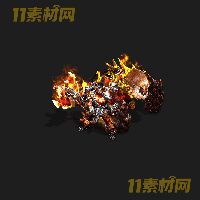 传奇NPC人物素材 动态高清PNG序列帧—NPC20260428-6
