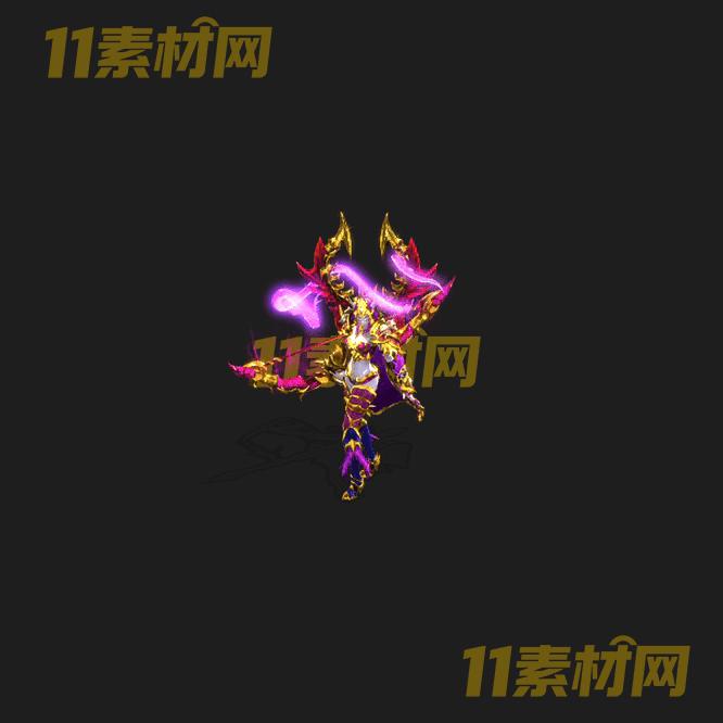 传奇NPC人物素材 动态高清PNG序列帧—NPC20260428-8