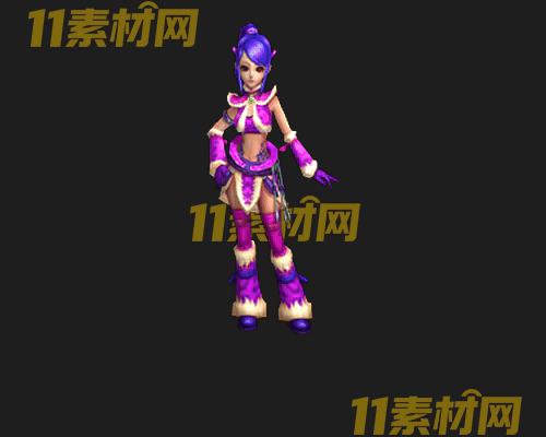 传奇卡通人物NPC素材 动态高清PNG序列帧—NPC20260506-110
