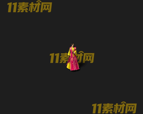 传奇人物NPC素材 动态高清PNG序列帧—NPC20260506-147