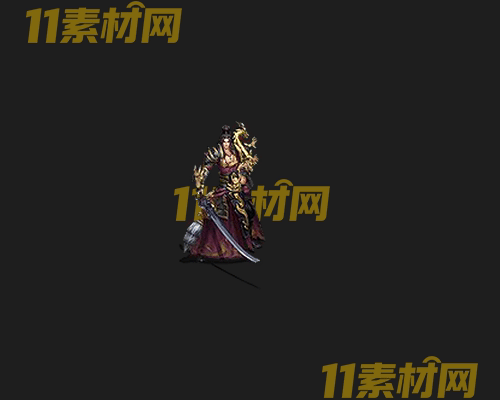 传奇人物NPC素材 动态高清PNG序列帧—NPC20260506-217