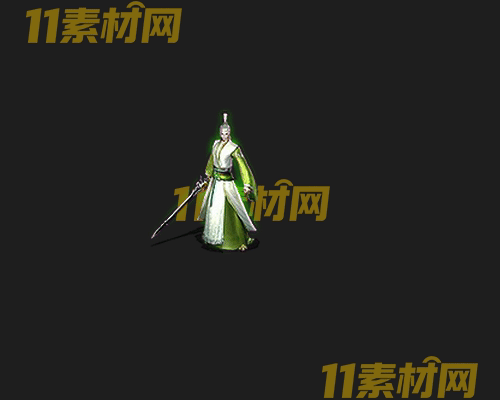 传奇人物NPC素材 动态高清PNG序列帧—NPC20260506-218