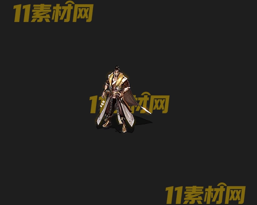 传奇人物NPC素材 动态高清PNG序列帧—NPC20260506-219