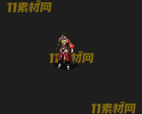传奇人物NPC素材 动态高清PNG序列帧—NPC20260506-224