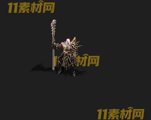 传奇人物NPC素材 动态高清PNG序列帧—NPC20260506-227