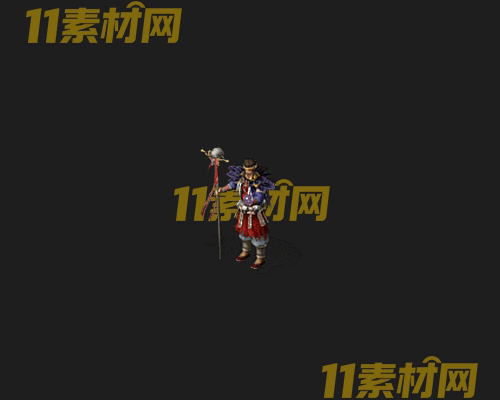 传奇人物NPC素材 动态高清PNG序列帧—NPC20260506-277
