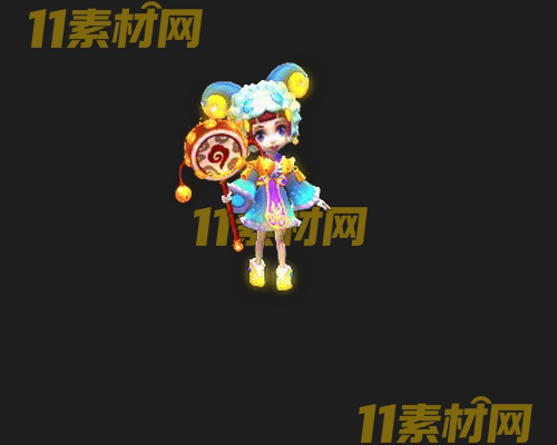 传奇卡通人物NPC素材 动态高清PNG序列帧—NPC20260506-74