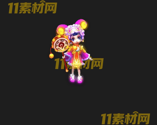 传奇卡通人物NPC素材 动态高清PNG序列帧—NPC20260506-75