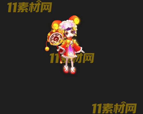 传奇卡通人物NPC素材 动态高清PNG序列帧—NPC20260506-78