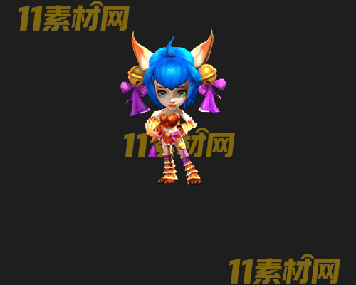 传奇卡通人物NPC素材 动态高清PNG序列帧—NPC20260506-93