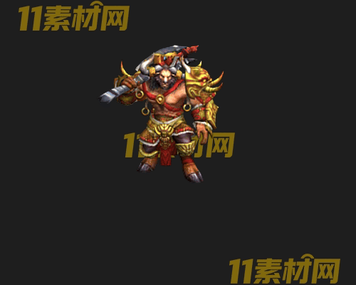 传奇卡通人物NPC素材 动态高清PNG序列帧—NPC20260506-95