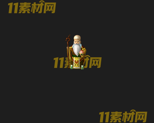 传奇人物NPC素材 动态高清PNG序列帧—NPC20260507-15