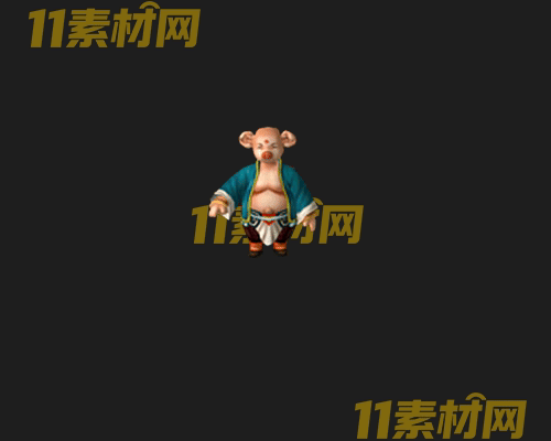 传奇人物NPC素材 动态高清PNG序列帧—NPC20260507-2