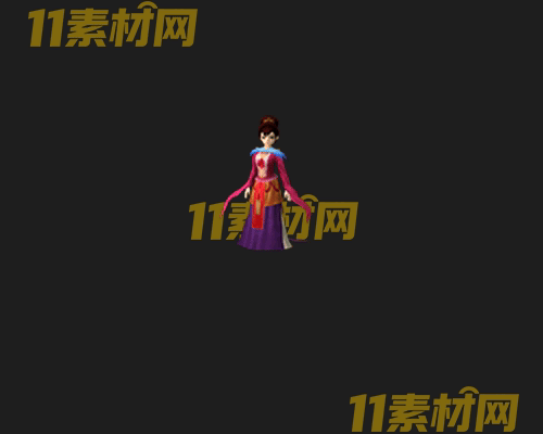 传奇人物NPC素材 动态高清PNG序列帧—NPC20260507-23
