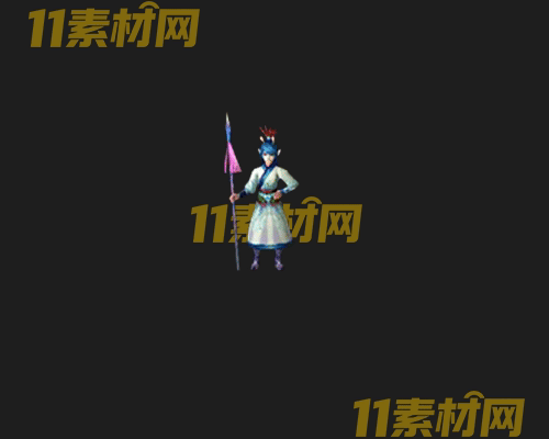 传奇人物NPC素材 动态高清PNG序列帧—NPC20260507-24