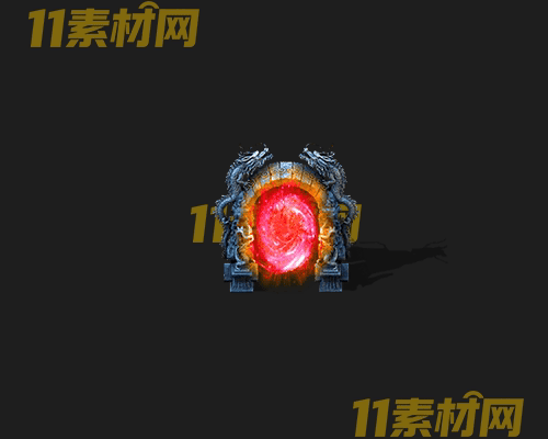 传奇传送阵NPC素材 动态高清PNG序列帧—NPC20260507-31