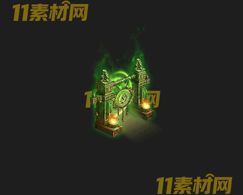 传奇传送阵NPC素材 动态高清PNG序列帧—NPC20260507-42