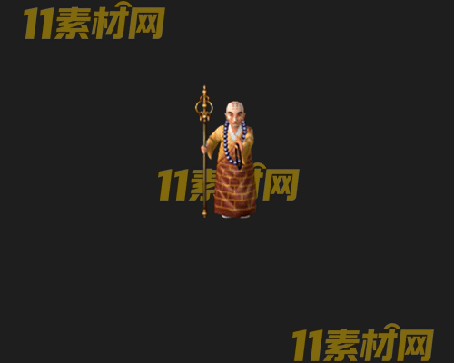 传奇人物NPC素材 动态高清PNG序列帧—NPC20260507-6