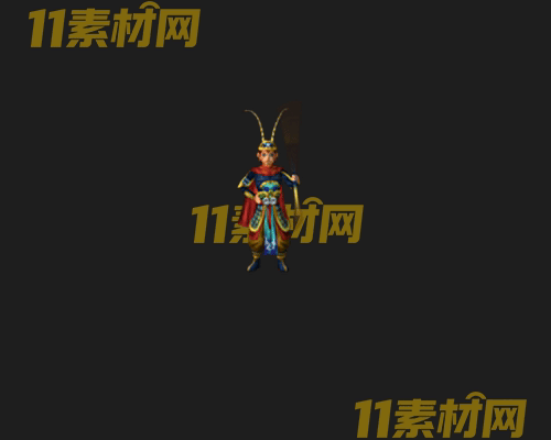传奇人物NPC素材 动态高清PNG序列帧—NPC20260507-9