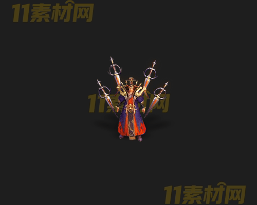 传奇NPC人物素材 动态高清PNG序列帧—NPC20260407-229