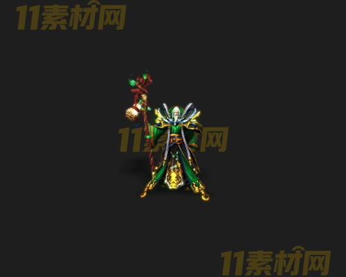 传奇NPC人物素材 动态高清PNG序列帧—NPC20260407-254