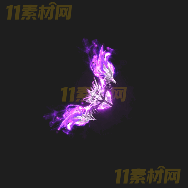 传奇法宝素材 紫色弓箭 游戏法宝特效PNG序列帧—BG20260323-71