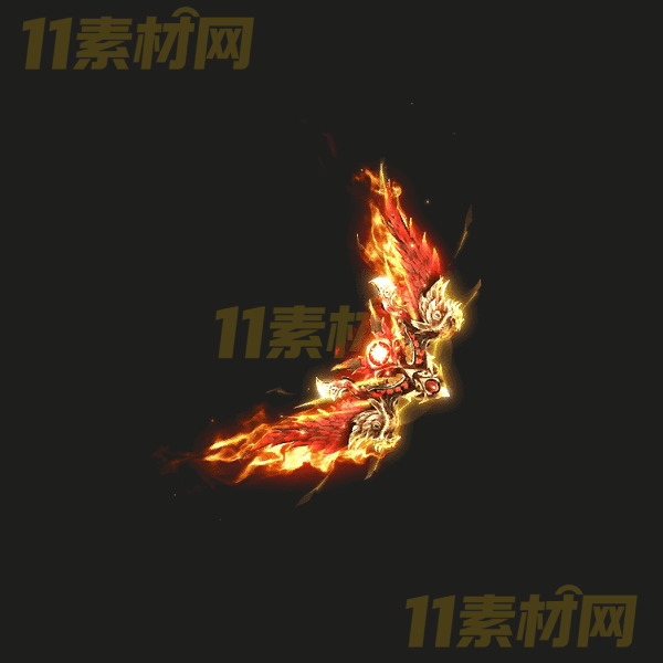 传奇法宝素材 红色弓箭 游戏法宝特效PNG序列帧—BG20260323-74