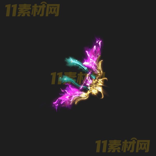 传奇法宝素材 紫色终极弓箭 游戏法宝特效PNG序列帧—BG20260323-77