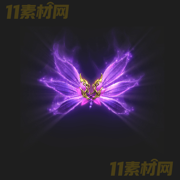 传奇翅膀素材 六尾灵狐翅膀 内观外观高清PNG序列帧—CB20260324-34