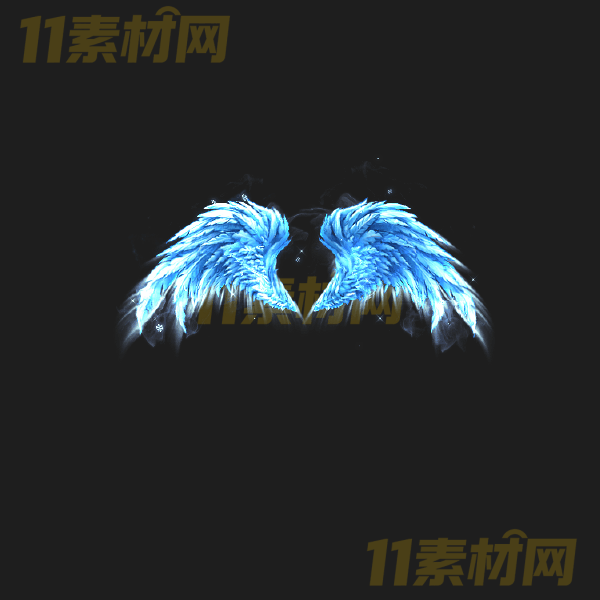 传奇翅膀素材 冰雪翅膀 内观外观高清PNG序列帧—CB20260324-26