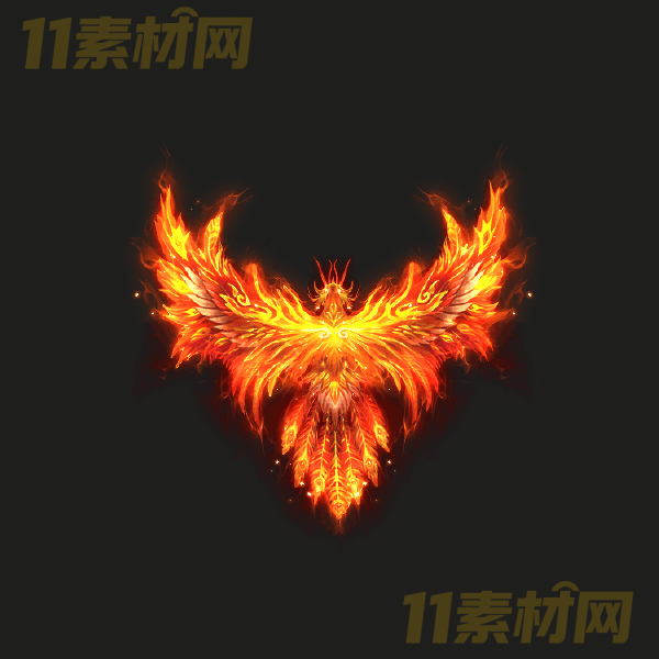 传奇翅膀素材 神兽朱雀翅膀 内观外观高清PNG序列帧—CB20260324-31