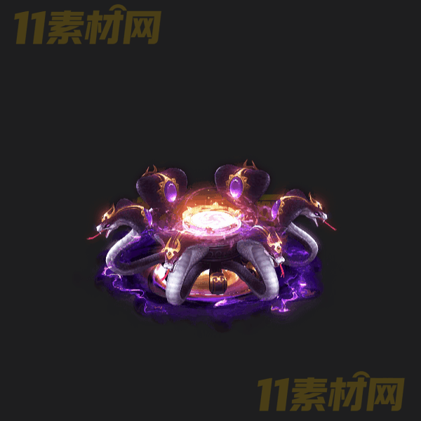 传奇UI物品素材 魔蛇人物装备底座 高清PNG序列帧—WP20260323-67