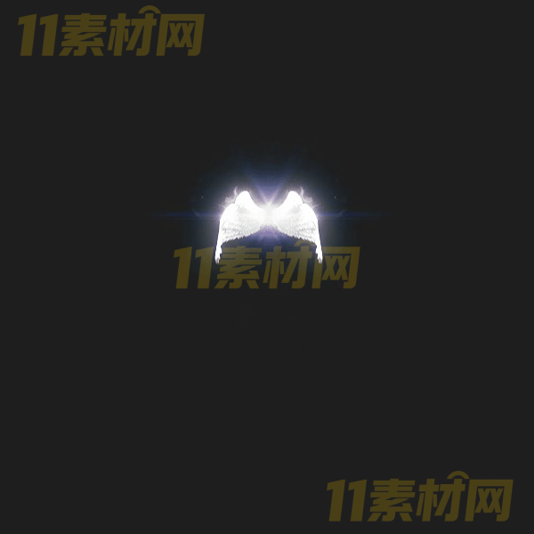 传奇升级特效 天使翅膀 高清PNG序列帧—QT20260323-55