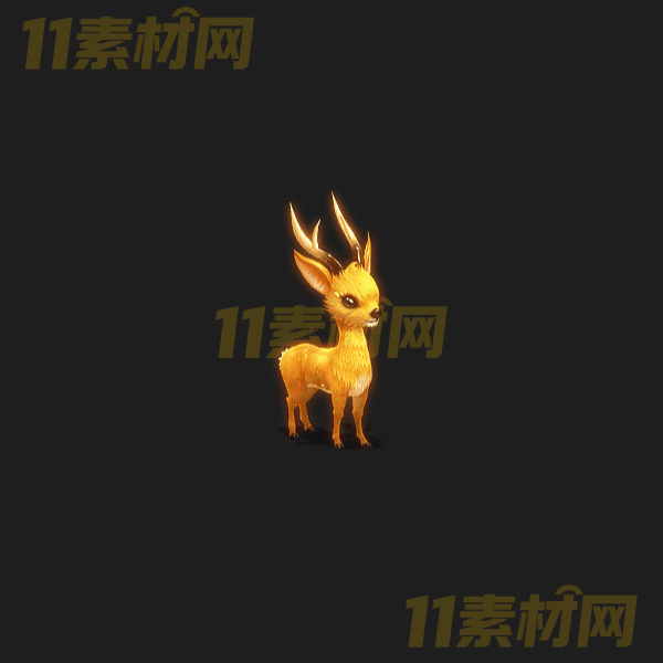 传奇宠物素材 卡通鹿 八方向坐标全—CW20260322-14